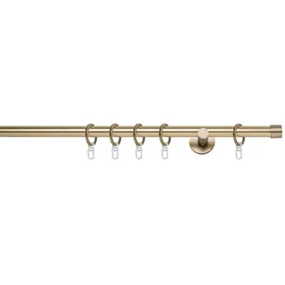 Vorhangstangenset Cap, Gold, Metall, 260 cm, Wohntextilien, Gardinen & Vorhänge, Gardinen-Stangen