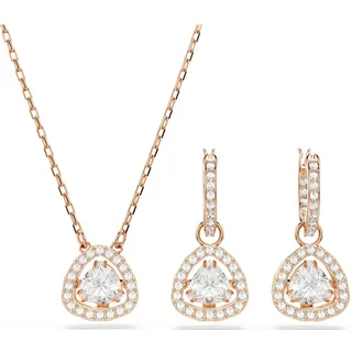 Una Angelic Set, Set (2), Trilliant-Schliff, Rosa, 18K roségoldbeschichtet | OS