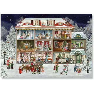 Coppenrath Verlag Puzzle-Adventskalender Unser wunderbares Weihnachtshaus
