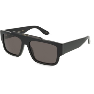 Gucci GG1460S Herren-Sonnenbrille Vollrand Eckig Recycled Acetat-Gestell, schwarz