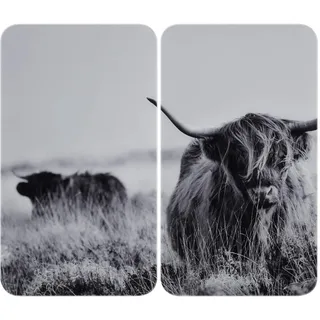 Wenko Herd-Abdeckplatte 2er Set grau