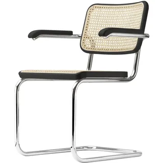 Thonet Freischwinger S 64 V Buche schwarz gebeizt