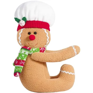 perfk Lebkuchen-Baumspitze, Lebkuchen-Dekor, Weinflasche, lustiges Geburtstagsgeschenk, Weihnachts-Christbaumspitze, Dekoration