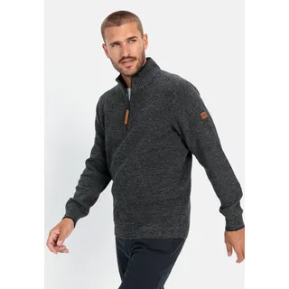 camel active Rundhalspullover aus einem Baumwollmix Pullover_Rundhalspullover schwarz 6XL