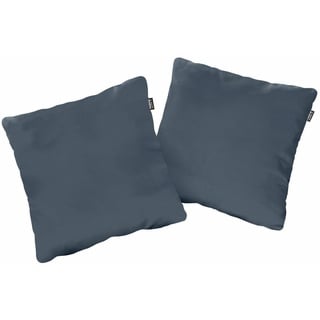 hülsta sofa Dekokissen hs.480, wahlweise in Stoff oder Leder, in drei Größen blau|grau 40 cm x 40 cm