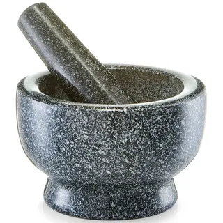 Zeller Mörser Granit mit Stößel Ø 13 x 8 cm anthrazit