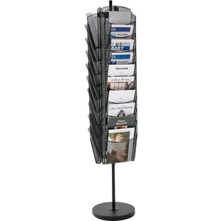 Vevor drehbarer Prospektständer Zeitschriftenständer mit 30 Fächern