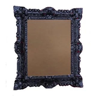 Lnxp BILDERRAHMEN ANTIK BAROCK in der Farbe: Schwarz 44x38 cm RECHTECKIG REPRO Bilder für 29x22 cm oder 22x29 cm BAROCKRAHMEN BILDER 48R