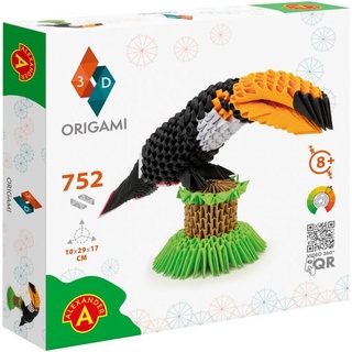 Selecta Spielzeug ORIGAMI 3D - Tukan, 752 Teile (752 Teile)