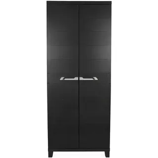 Aufbewahrungsschrank Kunststoffschrank Geräteschrank Prime schwarz Ondis24