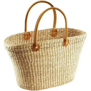 Kobolo Korbtasche beige
