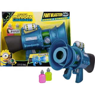 MINIONS Illumination Monster Furzblaster Pro mit 8 Gestank-Einstellungen, schießt stinkende Furzringe bis zu 1,80 m weit, 2 Furzformeln mit unterschiedlichen Gerüchen