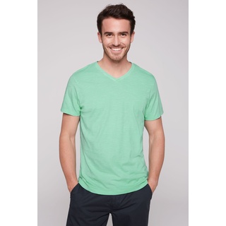 T-Shirt CAMP DAVID Gr. XXL, grün (nordic green) Herren Shirts T-Shirts mit Logoprägung