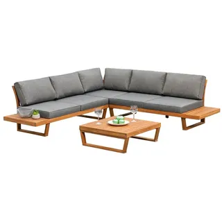 Merxx Valparaiso Lounge-Set grau/natur