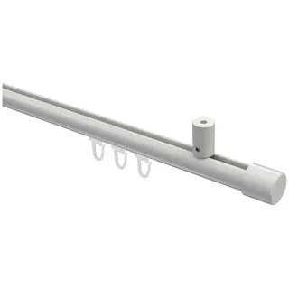 Interdeco Innenlaufgarnitur 1-läufig Ø 20 mm 140 cm Weiß