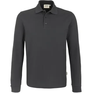 Hakro Longsleeve-Poloshirt anthrazit 3XL