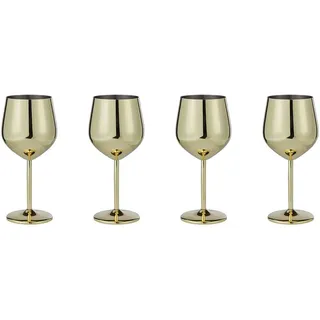Butlers Weingläser, Gold, Metall, Essen & Trinken, Gläser, Weingläser
