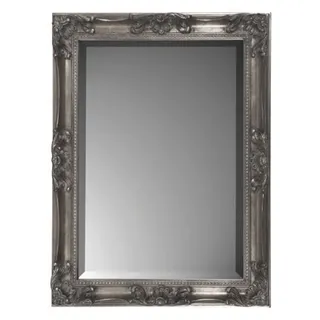 Casa Padrino Barock Spiegel Antik Silber 62 x H. 82 cm Rechteckiger Wandspiegel