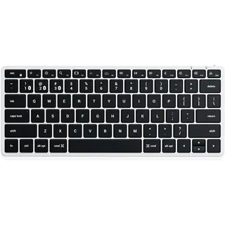 Satechi Slim X1 (US, Kabellos, Tastatur, Schwarz, Grau