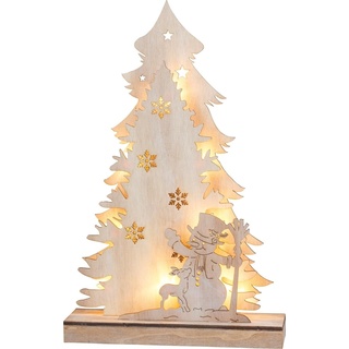 HGD, Weihnachtsbeleuchtung, 3 D Weihnachtsbaum mit Schneemann