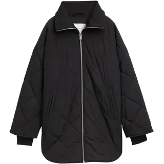 Tom Tailor Loose Fit Steppmantel Schwarz XS