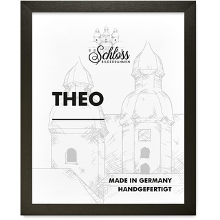Schloss BILDERRAHMEN Theo 59,4x84 cm DIN A1, Dekor Schwarz