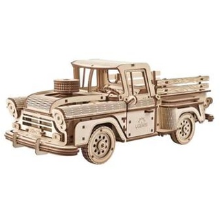 70171 - UGEARS Mechanischer Modellbausatz Pick-up Lumberjack, 460 Bauteile, 3D Holzpuzzle