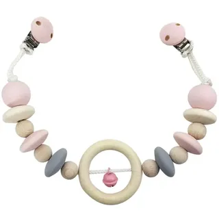 Hess Spielzeug Wagenkette natur rosa