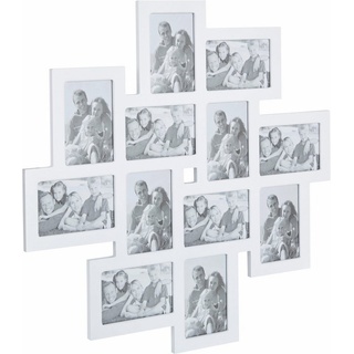 my home Bilderrahmen Collage Family, weiß, Fotorahmen, Bildformat 10x15 cm weiß