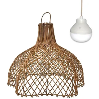Lumisky ARIA RGB D60CM kabellose Pendelleuchte Rattan Beige