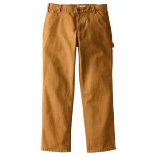 CARHARTT Rugged Flex Relaxed Dungaree Hosen Hellbraun W34/L34