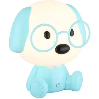 GLOBO LED Tischleuchte Kinderlampe Nachttischlampe Hund Touchdimmer Tischlampe, 1W 32lm warmweiß, LxH 18x20 cm