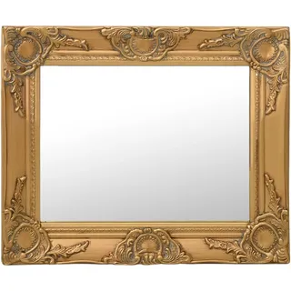 furnicato Wandspiegel 50 x 40 cm Gold