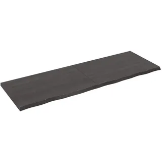 vidaXL Wandregal 180 x 60 x 4 cm Dunkelbraun