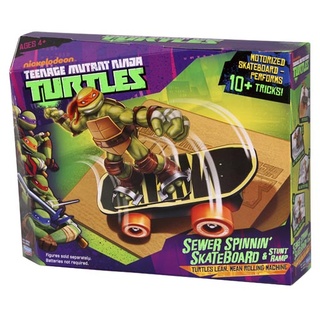 Turtles 14094051 - Ninja Turtles - Sewer Spinnin Skateboard, ohne Figur