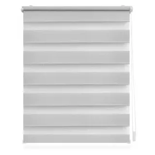 Lichtblick Duo Rollo / Doppelrollo Klemmfix 50 x 150 cm grau