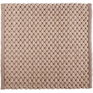 Aquanova Badteppich Maks, Taupe, Textil, 60x60 cm, für Fußbodenheizung geeignet, Badtextilien, Badematten