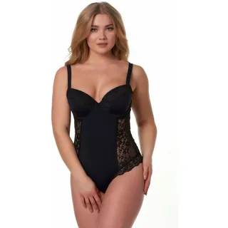 After Eden D-cup & up Body MILA mit Spitze, verstellbare Träger, mit Bügel, vorgeformte Cups, feminin schwarz 85