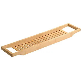 KESPER 92257 Badewannenablage aus FSC-zertifiziertem Bambus/Ablage für Badutensilien