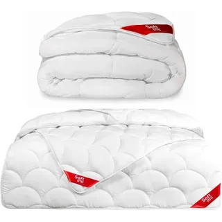 Softimi | Antiallergische Ganzjahresdecke 200 x 200 cm) | Komfortabel, Vielseitig - Hygienisch für Allergiker - Weiß