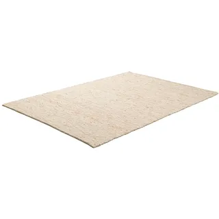 Teppich HEINE HOME Gr. 2, beige (dunkelbeige), B:70cm H:12mm L:140cm, Schurwolle, Wolle, Teppiche, Teppich