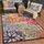 Outdoorteppich FLORAL B/L ca 140x200 cm Bunt