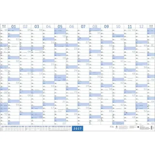 Heye Mega-Posterplaner, blau 2027