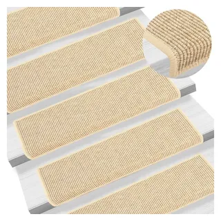 vidaXL Stufenmatte 65 x 21 cm Hellbeige