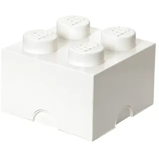 Lego Aufbewahrungsbox Brick  (L x B x H: 25 x 25 x 18 cm, Weiß, Kunststoff)