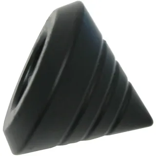 GARDINIA Endknopf Kegel Memphis 16 mm Schwarz