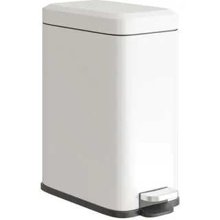 Homcom Mülleimer 5 l Weiß