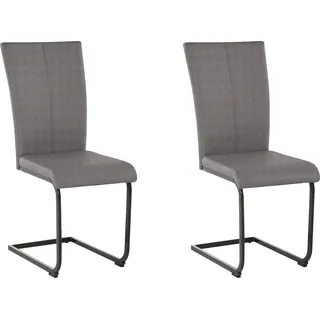 OTTO home Freischwinger Oliver Polyester grau