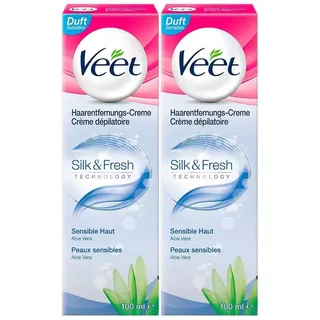Veet Haarentfernungscreme sensitive 2x 2x100 ml Creme