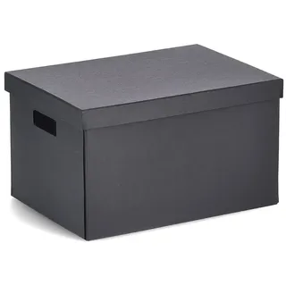 Zeller Aufbewahrungsbox 25 x 35 x 20 cm 20-tlg. schwarz